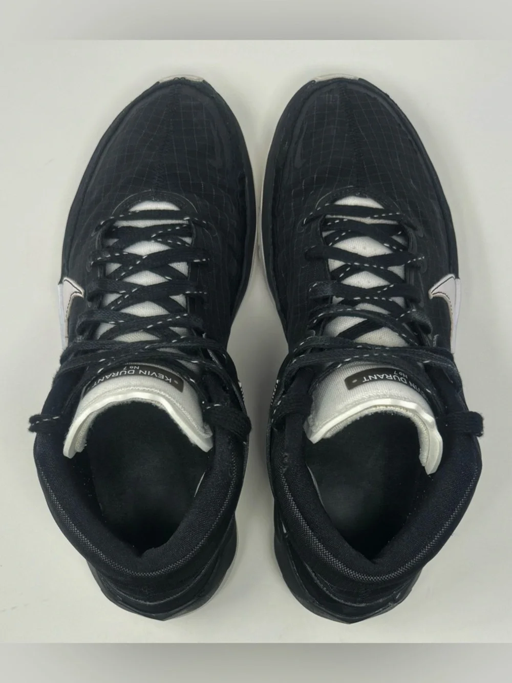 Nike KD 13 TB Black Platinum Kevin Durant Basketball Mesh Mid Top Sneakers